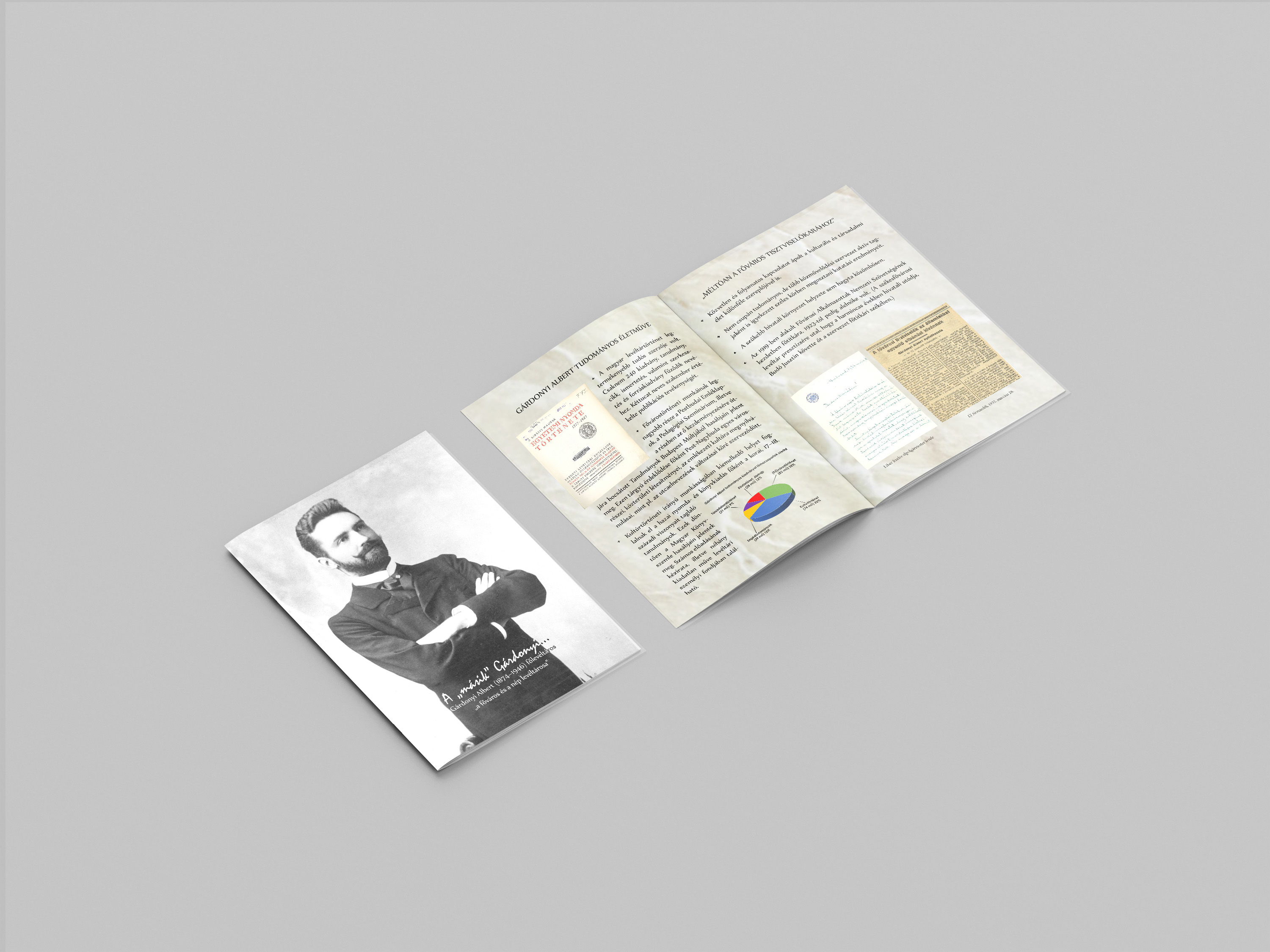 Gárdonyi Albert commemorative brochure
