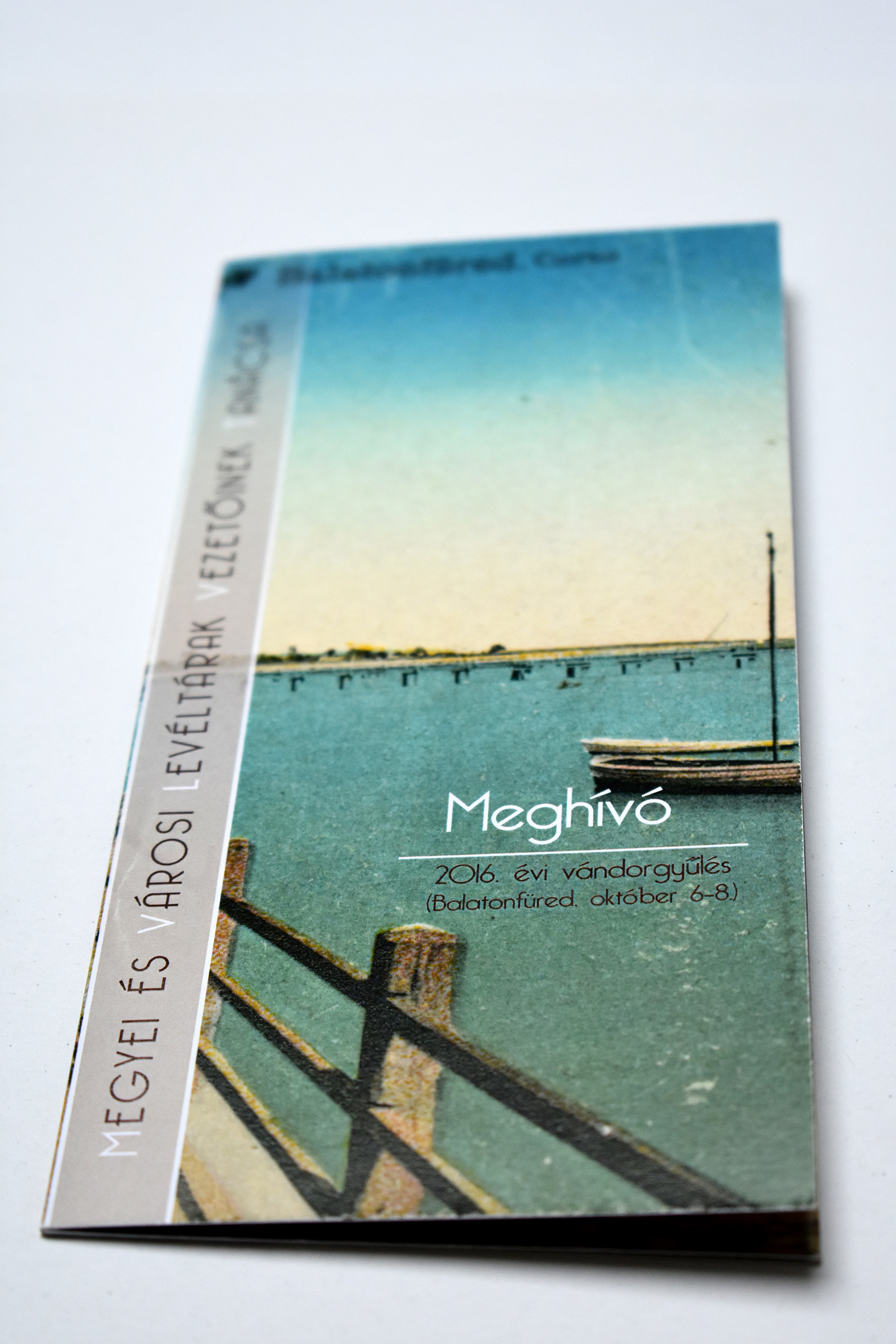 Vándorgyűlés 2016 programme booklet cover